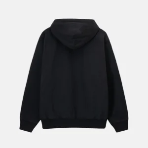 OVERDYED STOCK LOGO BLACK HOODIE