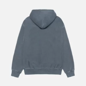 SMOOTH STOCK ZIP HOODIE PIGMENT DYED